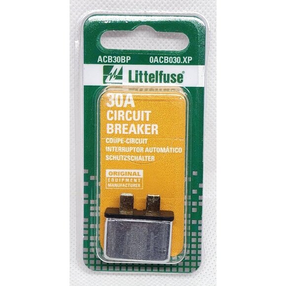 Littelfuse 30A Circuit Breaker ACB30BP OEM 0ACB030.XP – Reliable Automotive - Picture 1 of 4
